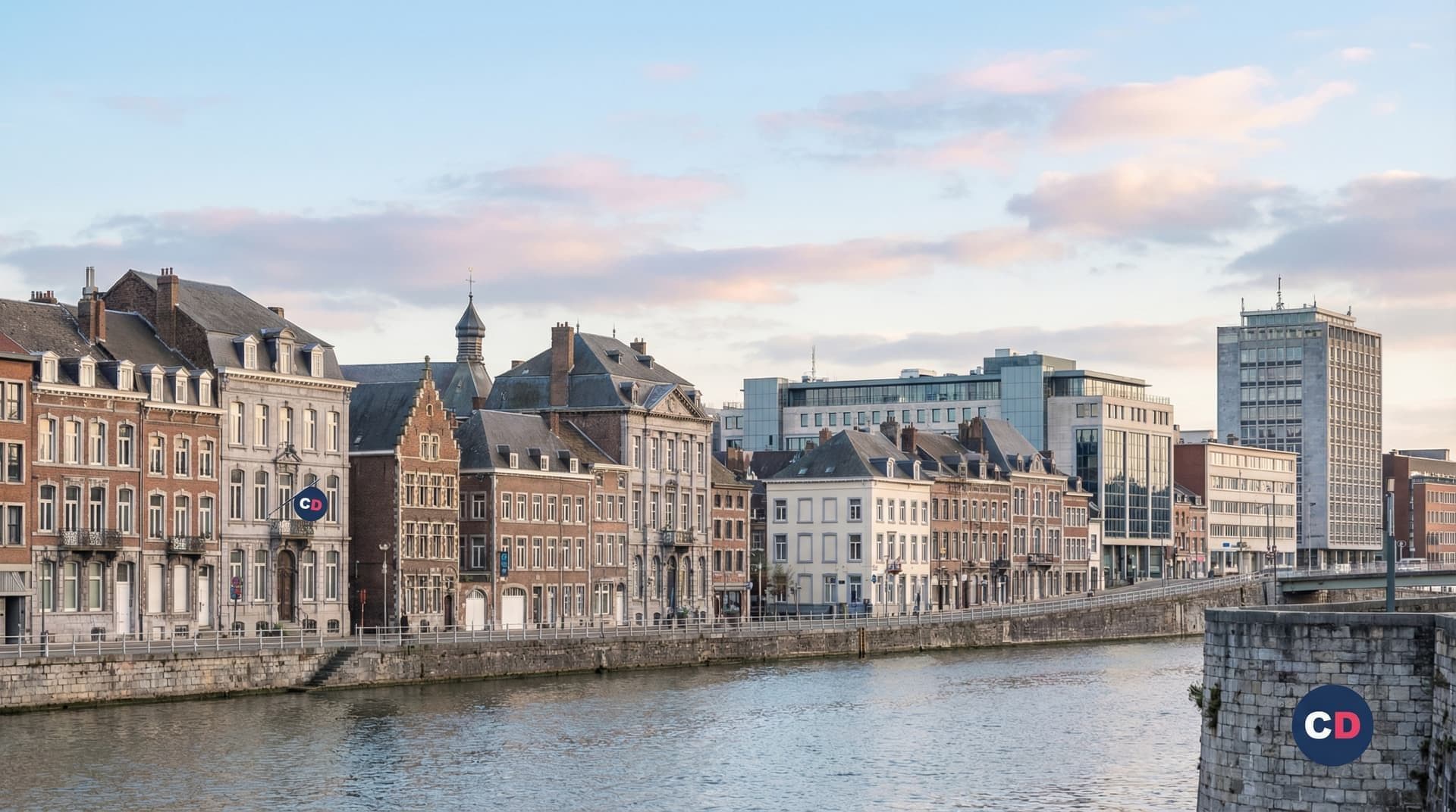 Paysage en province de Liège, Belgique